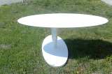 Table from white fiberglass